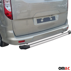 Ford Connect Rear Bumper Guard - Omac - Aluminium - Silver - 2014 Ford Connect Rear Bumper Guard - Omac - Aluminium - Silver - 2014
